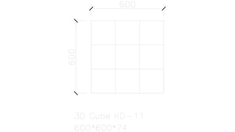 Cube 3D cube acoustic panel - الصورة 2