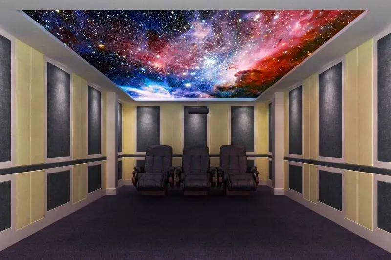 Full Printing Star Ceiling acoustic panel - الصورة 7