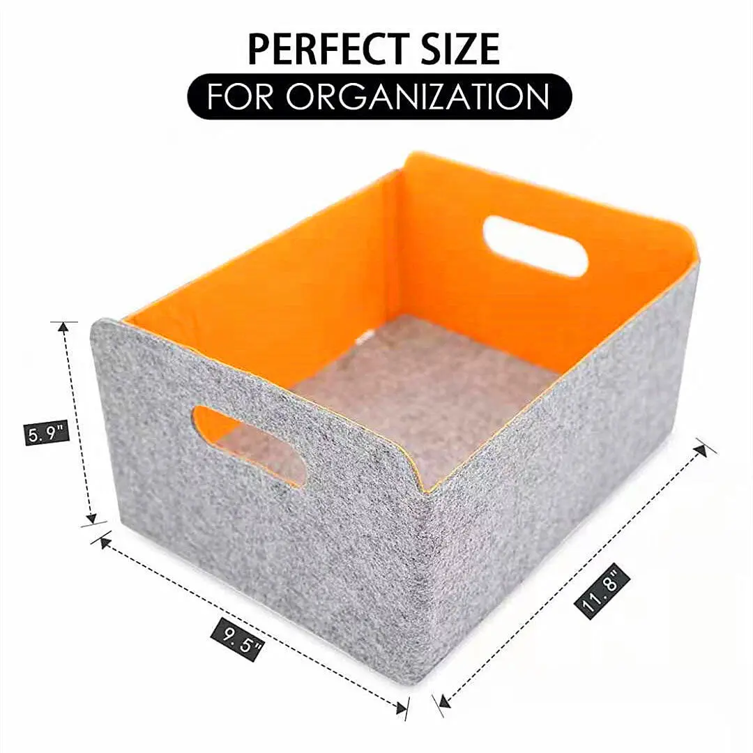 Felt Box Storage Bin - الصورة 9