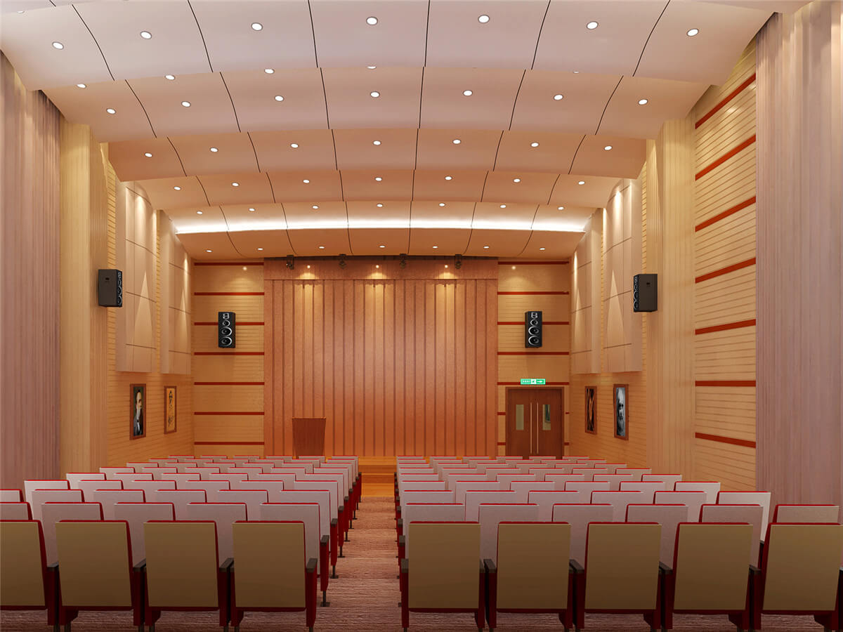 Fire Retardant Grooved Wooden Acoustic Panel - الصورة 12