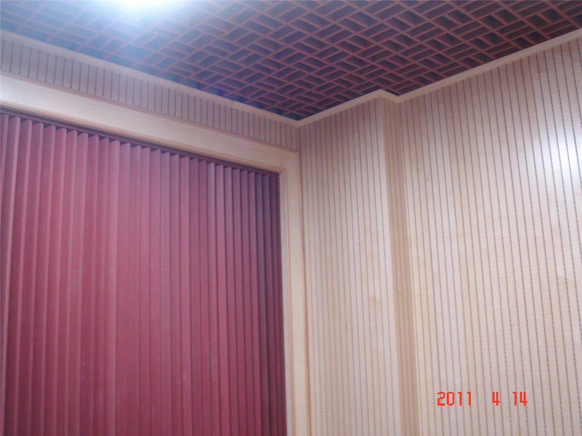 Fire Retardant Grooved Wooden Acoustic Panel - الصورة 9