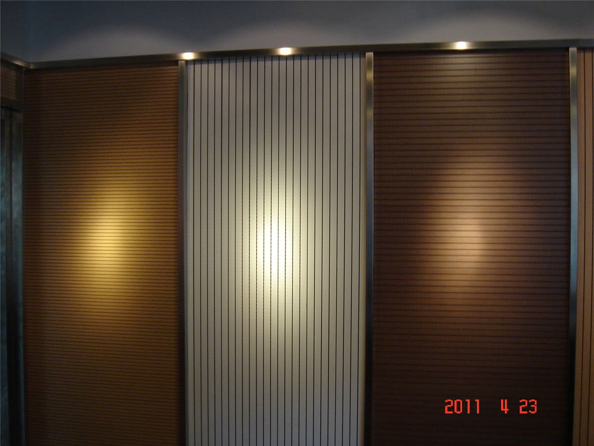 Fire Retardant Grooved Wooden Acoustic Panel - الصورة 11