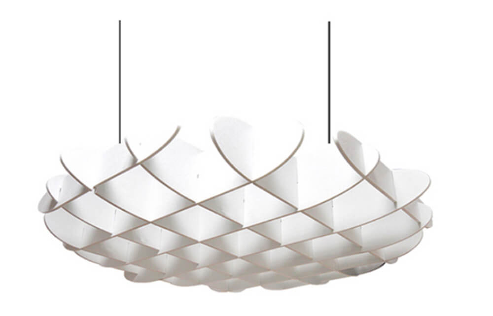 3D Polyester Acoustic Ceiling Baffle - الصورة 2