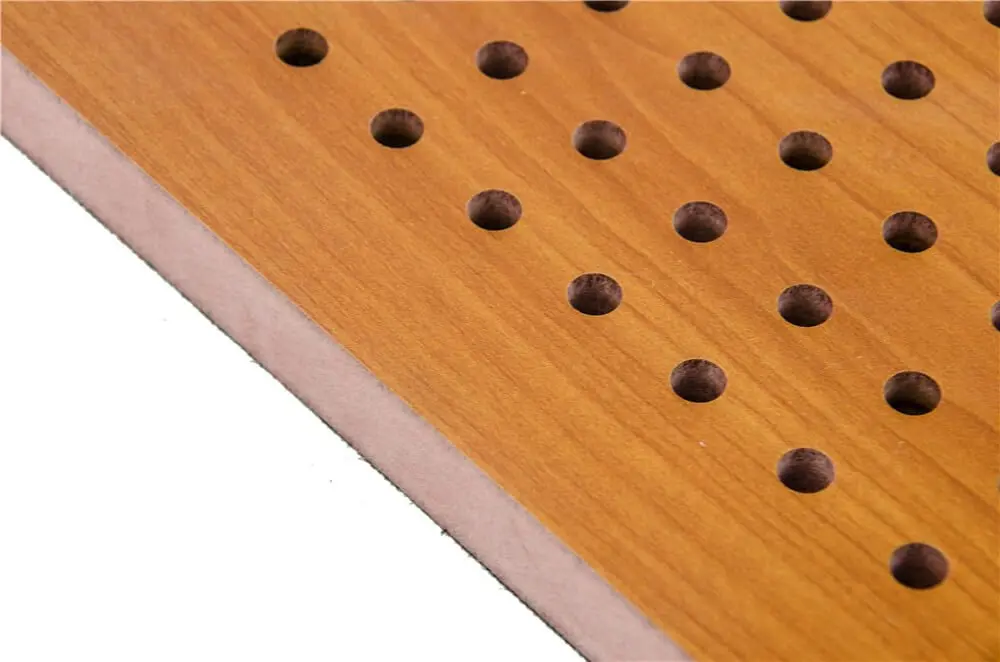 Fireproof Perforated Wood Acoustic Panel - الصورة 2