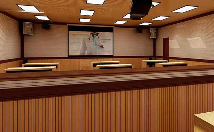 GROOVED WOODEN ACOUSTIC PANEL - الصورة 2